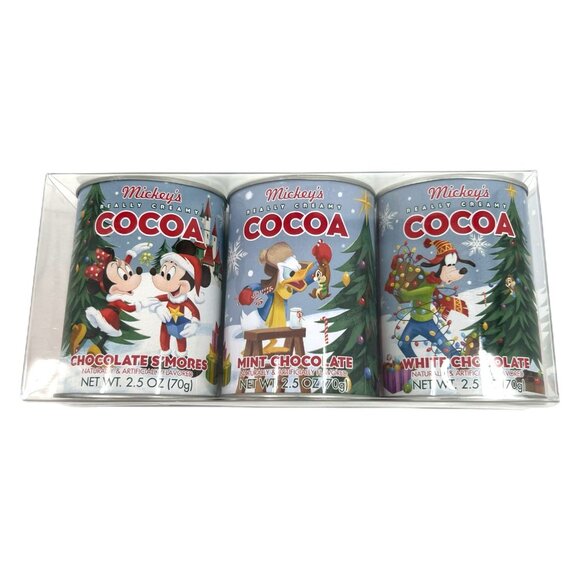 Disney Mickey’s Really Creamy Cocoa Tin Set | Collectible Display - Picture 1 of 7